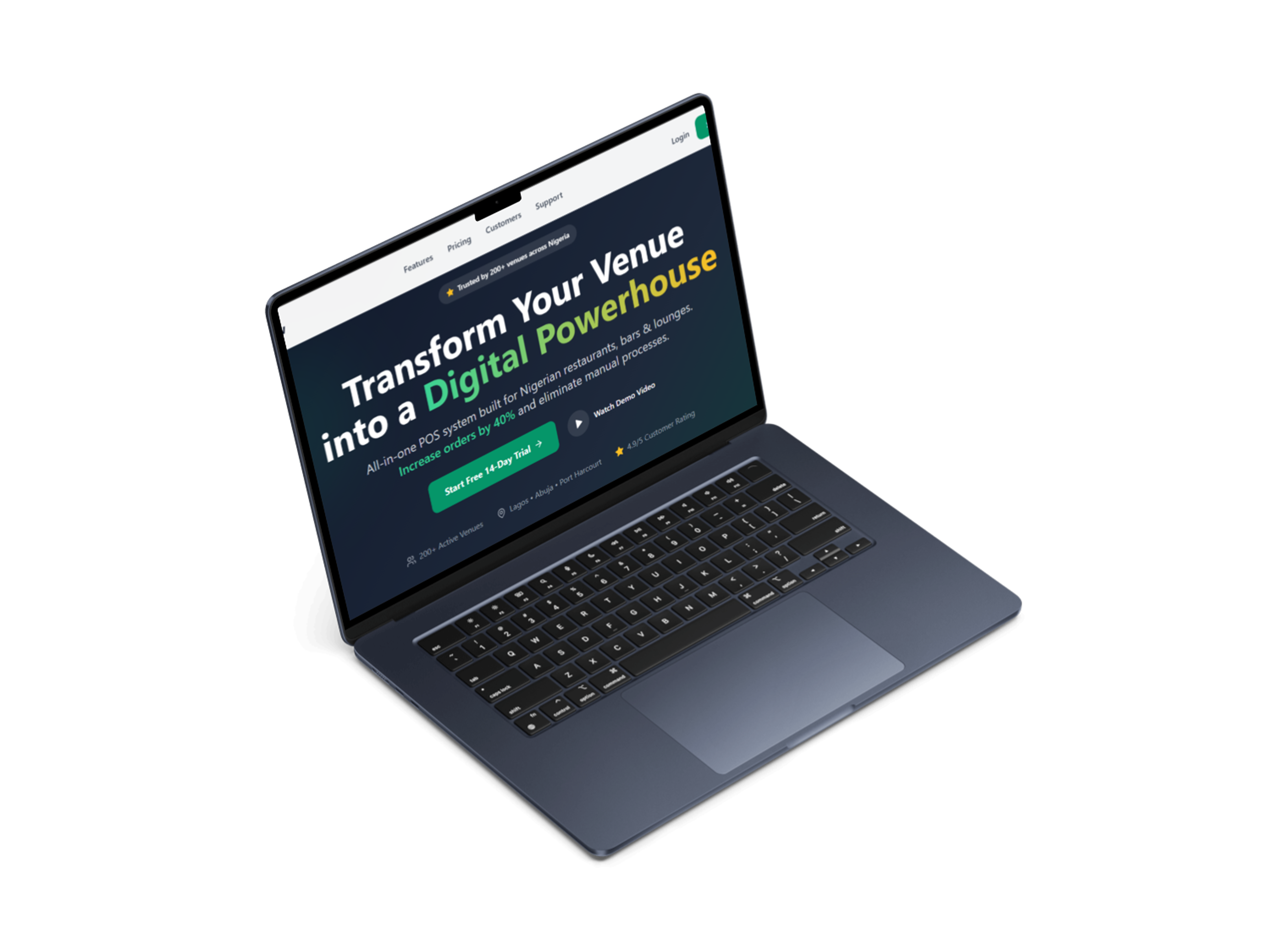VenueFlow restaurant ordering system - QR-based digital menu and order management platform